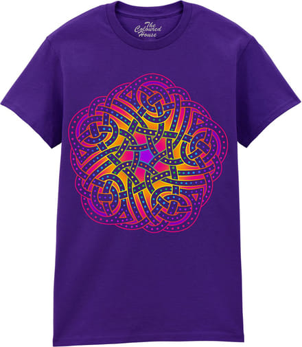 Rainbow Dots The Coloured House T-shirt M
