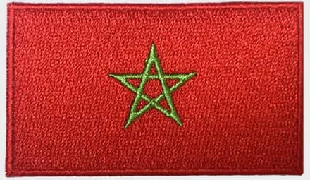Patchy® – Marokkaanse Vlag Strijk Embleem Patch 6.5 x 4 cm