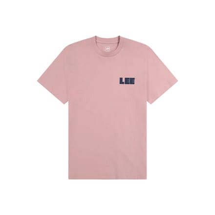 Lee Graphic Relaxed Fit T-shirt Met Korte Mouwen Roze L Man