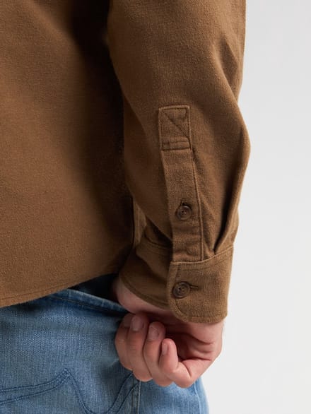 Petrol Industries Heren overshirt m-3050-sil415 7151 chestnut