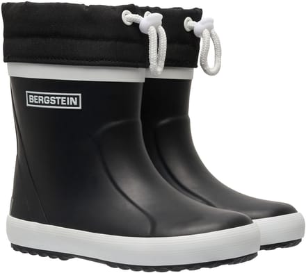 Bergstein Classic Thermo Unisex Junior Regenlaarzen - Black