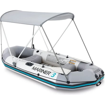 INTEX - Bootoverkapping - 160x142 - cm - oxford - stof - grijs