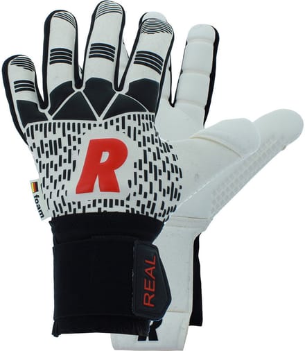 Real Ultra Keepershandschoenen - Wit / Zwart / Rood | Maat: 10