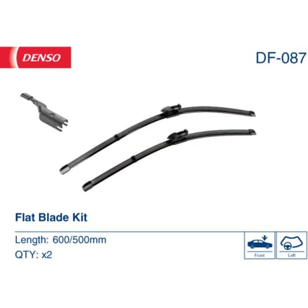 Wisserblad DENSO DF-087, 600/500mm, Voor, 2 Stuk