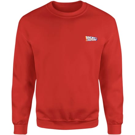 Back To The Future Sweatshirt - Red - XS
