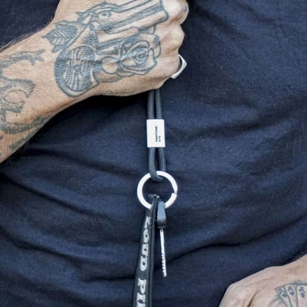 Copenhagen Design - Sleutelhanger Klein - Silver 877 - Zilver - Nylon