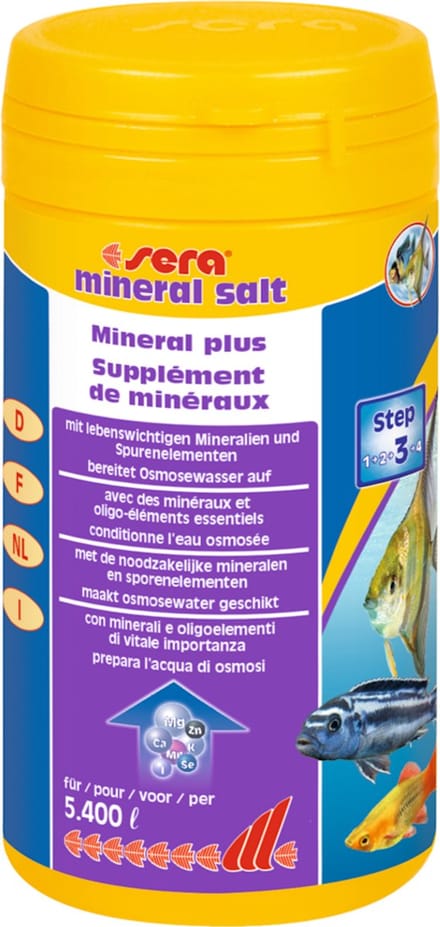 Mineral Salt 270 gram - Sera Aquarium Waterbehandeling