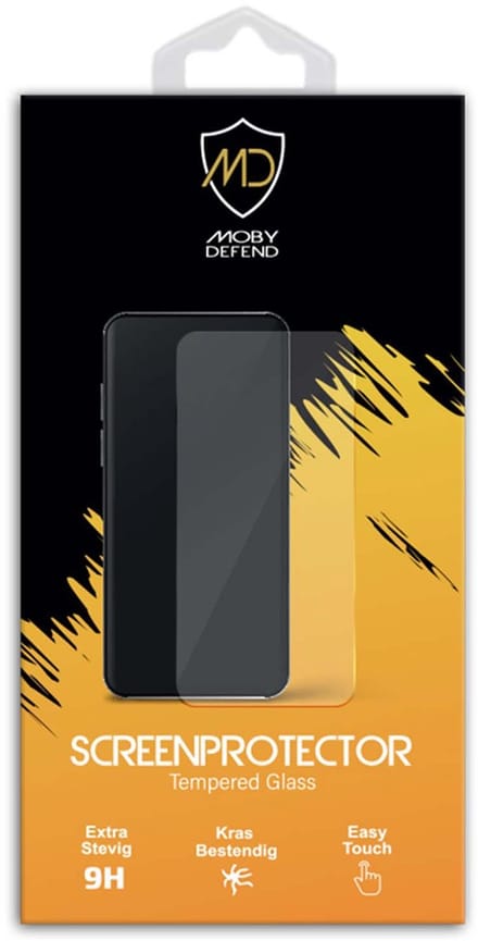 MobyDefend Screenprotector - Geschikt voor Samsung Galaxy A27 - Case-Friendly Screensaver - Gehard Glas