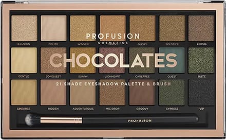 Profusion Oogschaduw Pro Artistry Palette - Oogschaduw Palette - Oogschaduw Primer - 21 Kleuren - Chocolates
