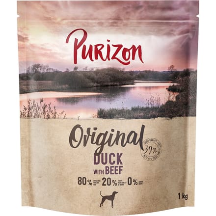 1kg Purizon Eend met Rund Adult Honden Droogvoer