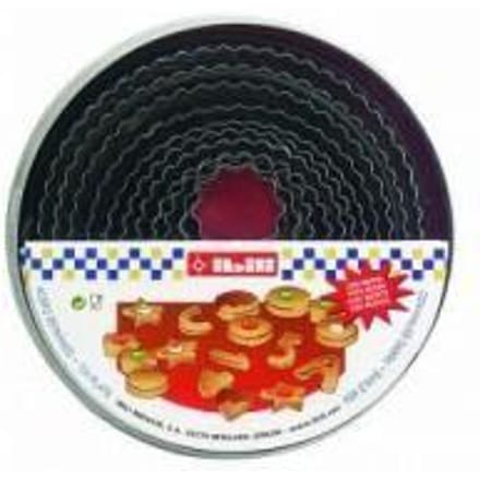 Deegsnijder - Vertind - Set van 11 - Rond Gekarteld - Afmetingen 2/3/3.5/4/5/5.5/6/7/7.5/8/9 cm