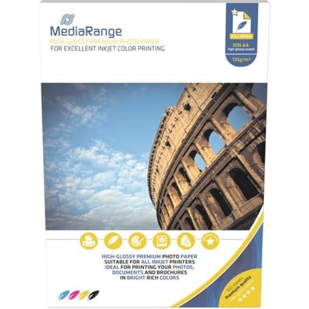 MediaRange Fotopapier Hoogglans | A4 | 135 gr/m² 100 vellen