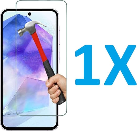 Screenprotector Glas - Tempered Glass Screen Protector Geschikt voor: Samsung Galaxy A35 - 1x