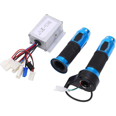 24V 250W Elektrische Fiets Controller Kit Blauw Kristal Draaigas Accelerator black