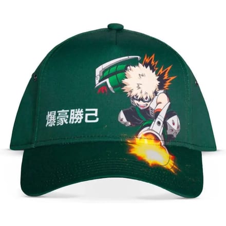 My Hero Academia - Katsuki Bakugo Snapback Pet - Groen
