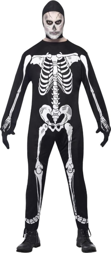 Skeleton Jumpsuit Costume
