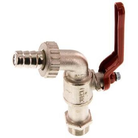 G 1/2 inch Messing 2-Way Wartelkraan Kogelkraan - BL2BN-MFA-012