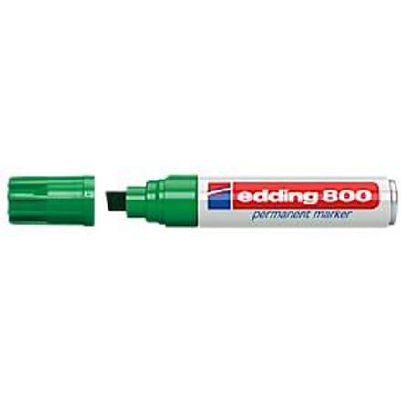 edding 800, m. wigvormige punt, 4-12 mm, groen, 5 stuks