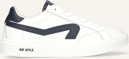 Hip H1516 Sneakers Jongens - Leren Sneaker - Wit - Maat 34