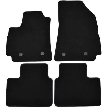 Tapis de sol - Renault - Arkana - Noir - 4 pièces - Antidérapant et imperméable