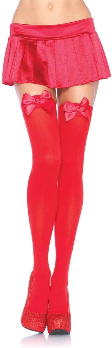 Nylon Zelfbindende Kousen met Knoop Dames Leg Avenue
