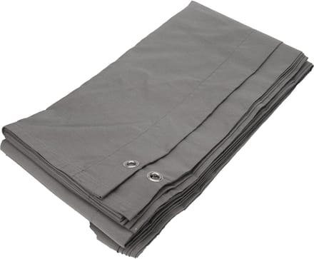 Harmonica schaduwdoek waterdicht 290x300 cm breed Elephant Grey - Exclusief Bevestigingsmateriaal