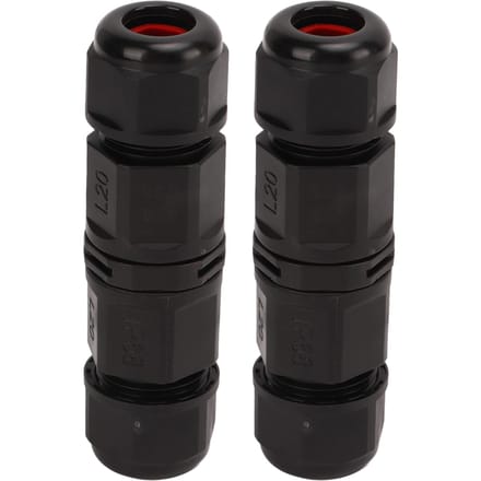2 stuks 380V Aansluitdoos Connector IP68 Waterdicht Schroefklem Waterdichte Kabelconnector met
