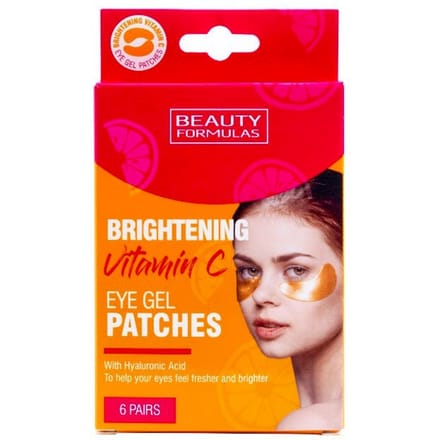 Beauty Formulas Brightening Vitamin C Eye Gel Patches - 6 paar