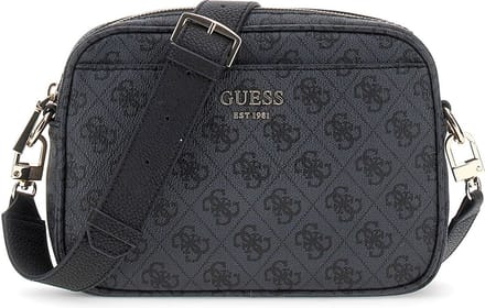 GUESS Schoudertas Vikky II Camera Crossbody Coal Donkergrijs