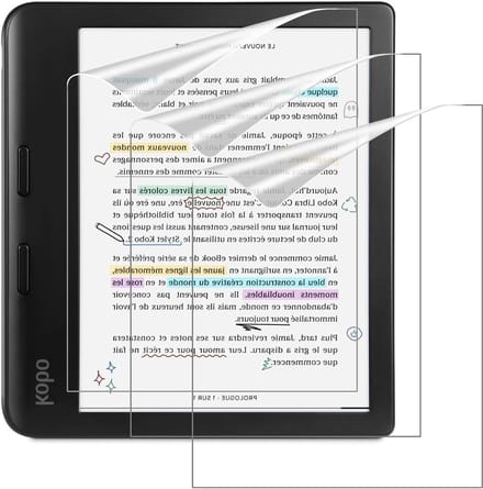 3-Pack Matte Screen Protector voor Kobo Libra 7 Inch E-Reader, Premium Anti-Glare Beschermfolie, Krasbestendig en Vingerafdrukbestendig