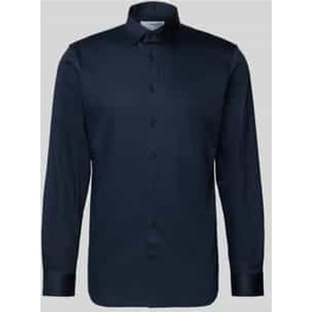 slim fit zakelijk overhemd van katoenmix model 'FILIP'