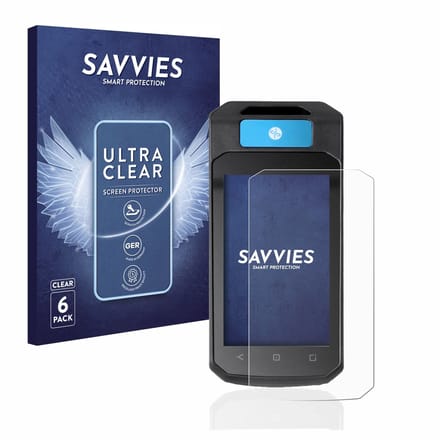Savvies - Screenprotector voor Accu-Chek Insight mit DBLG1 - Folie Beschermfolie transparant 6 Stuks