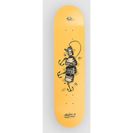 Arbor Whiskey 7.75" Upcycle Skateboard Deck geel