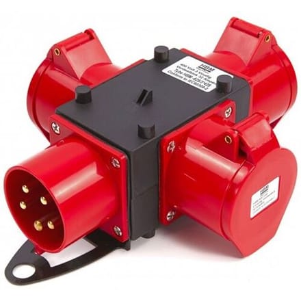 HBM 400 Volt 3 Voudig Verdeelblok 32 Ampère