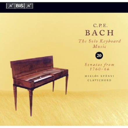 Miklós Spányi - C.P.E. Bach: Solo Keyboard Music, Volume 20 (CD)