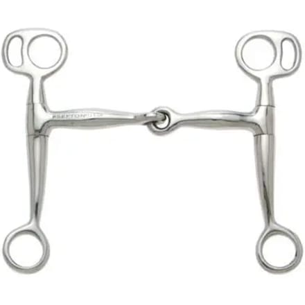 Mors western snaffle voor paard met gefuseerde mond Sefton