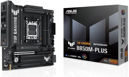 ASUS TUF GAMING B850M-PLUS Moederbord - AMD B850 - AMD AM5 - DDR5 RAM - Micro-ATX