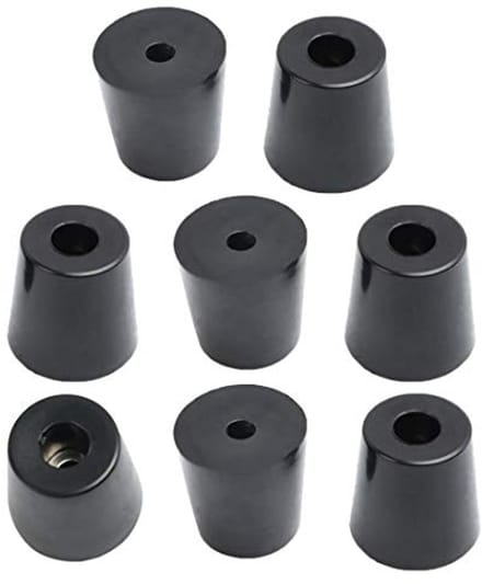 Rubberen voetjes voor meubels en vloeren - 8 stuks