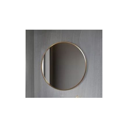 Bella Mirror - Badkamerspiegel - Spiegel Rond - 100 cm - Met gouden frame