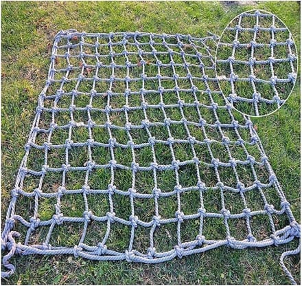 Kinderveilig Net - Klimtouw Net - Speelplaats Veiligheid - Handgeweven Ontwerp - 1 x 5 m - Bruin