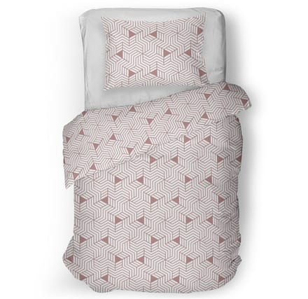 Snoozing Celine Dekbedovertrek - Eenpersoons - 140x200/220 cm - Pink