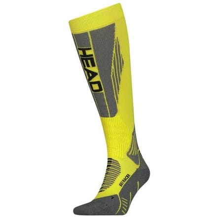 HEAD Skisokken Unisex Racer Kneehigh 1-pack Neon Yellow-35/38