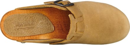 Sanita Clogs Damesklomp open Wood-Malulo Square Open Nature