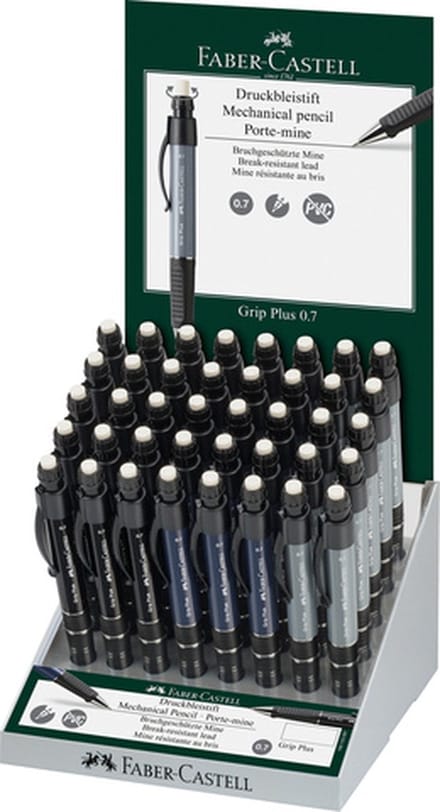 Faber Castell Vulpotlood Faber Castell Grip Plus 0 - 7mm display 40 stuks
