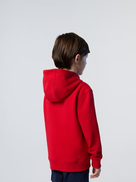 North Sails Hoodie Rits met maxi-logo