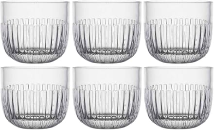 Ouessant Bodega Glas - 6-delige Glazen Set - voor Water & Frisdrank - 220ml - Rond - Transparant