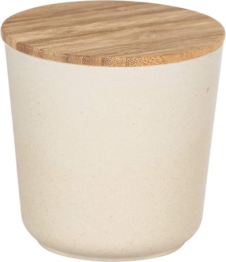 Wenko Opbergpot Bondy 500 Ml Keramiek/bamboe Crème