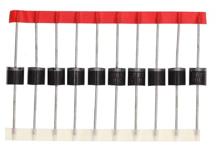 Rectificatie Diode - Snelle Herstel Diode - Elektronische Circuits - Axiale Component - 6 Amp 1000V