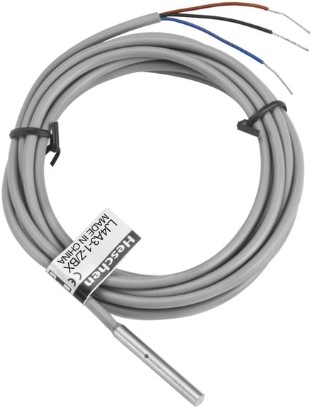Allecto - Inductieve Proximity Sensor - Normally Open - 1mm Detectieafstand - 10-30VDC - 150mA - 3 Draad - Geschikt voor Automatisering - Grijs