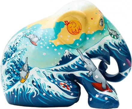 Elephant parade Morning Tide 30 cm Handgemaakt Olifantenstandbeeld